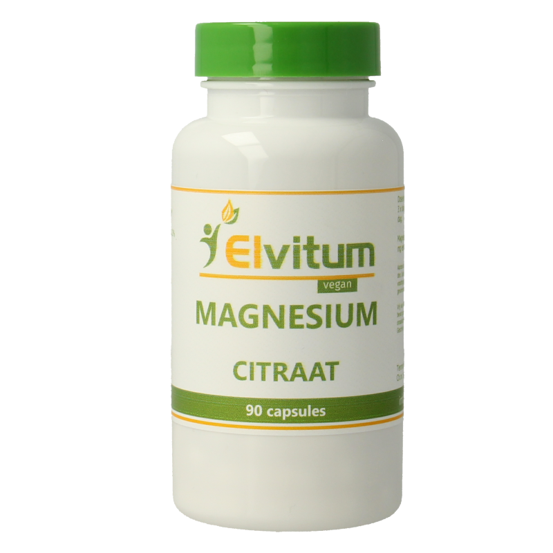 Elvitum  Magnesium citraat 90 Vegetarische capsules