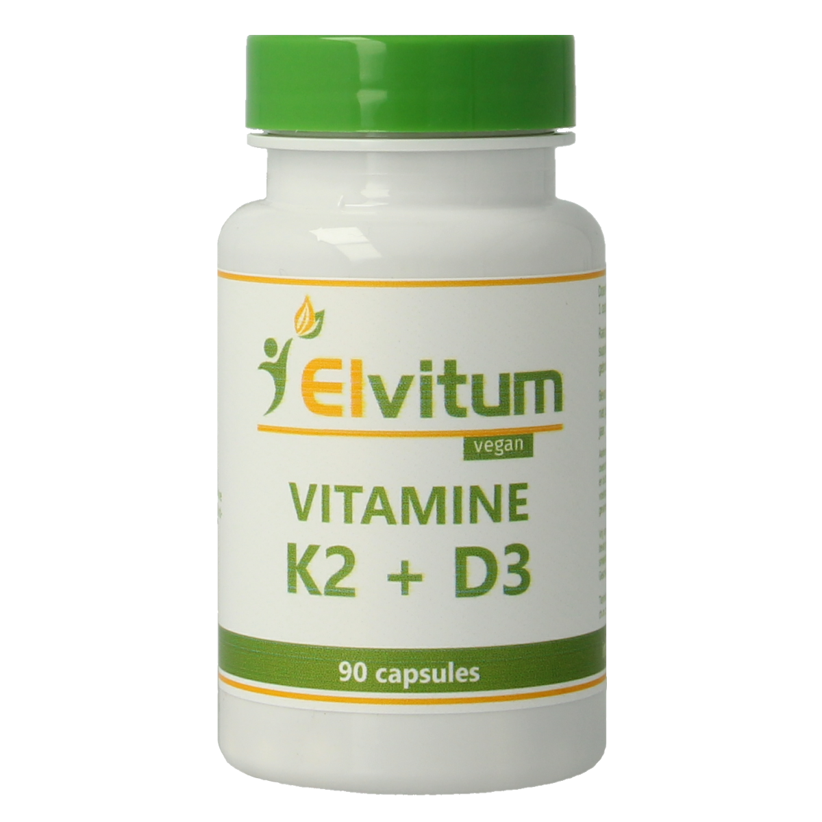 Elvitum  Vitamine K2 & D3 90.00 Vegetarische capsules
