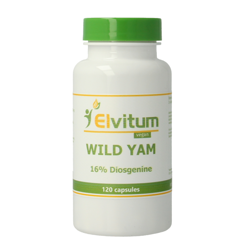Elvitum  Wild yam 100mg 16% diosgenine 120 Vegetarische capsules