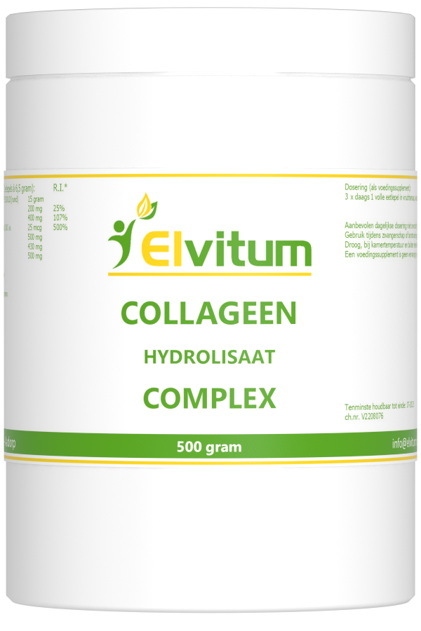 Elvitum  Collageen complex 500 Gram