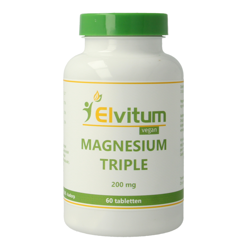 Elvitum  Magnesium triple 200mg 60 Tabletten