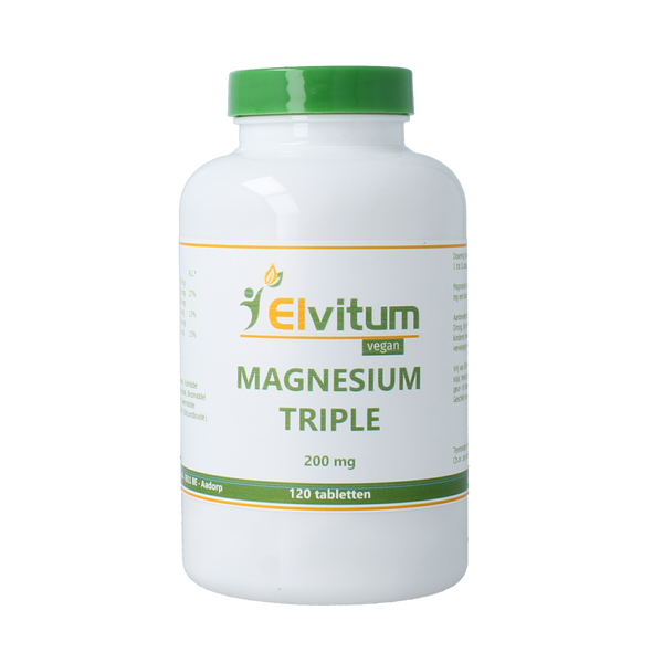 Elvitum  Magnesium triple 200mg 120.00 Tabletten