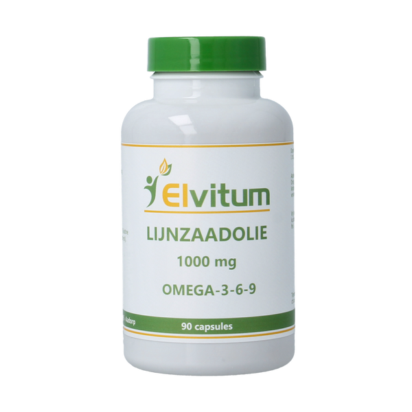 Elvitum  Lijnzaadolie omega 3-6-9 90.00 Capsules