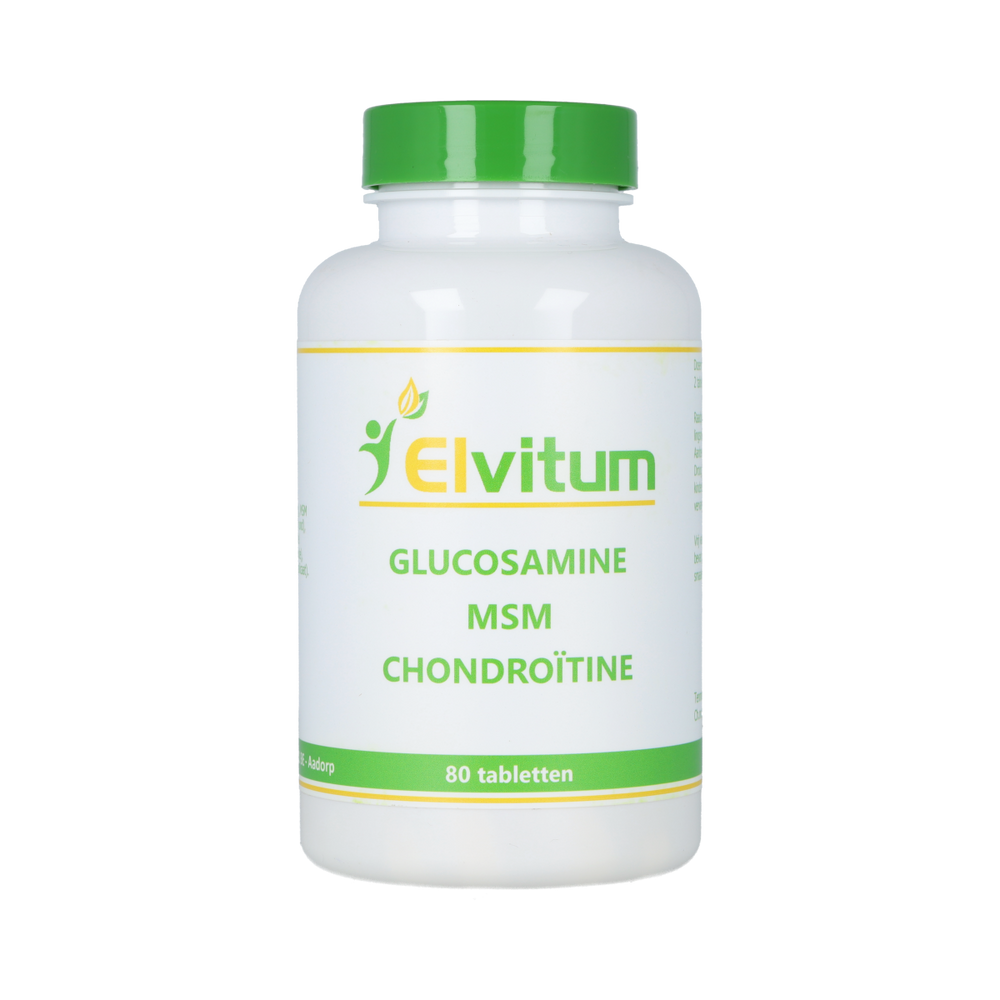 Elvitum  Glucosamine MSM Chondroïtine 80.00 Tabletten