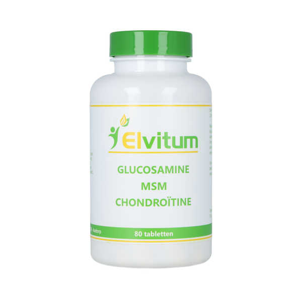 Elvitum  Glucosamine MSM Chondroïtine 80.00 Tabletten
