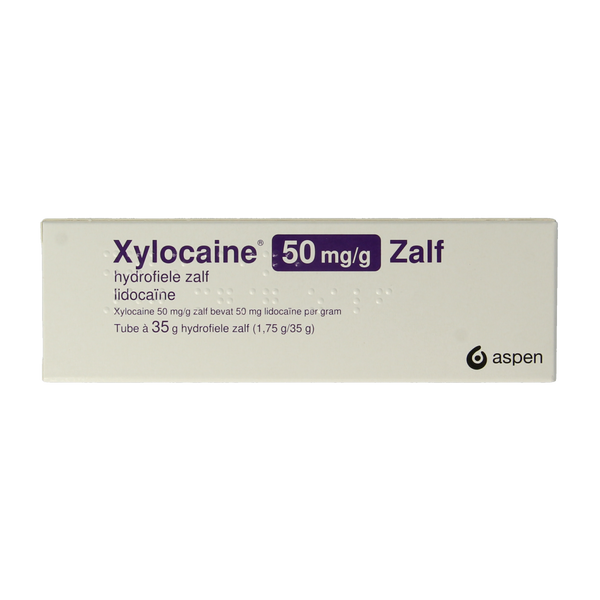 Xylocaine Hydrofiele zalf lidocaine 50mg/g 35.00 Gram