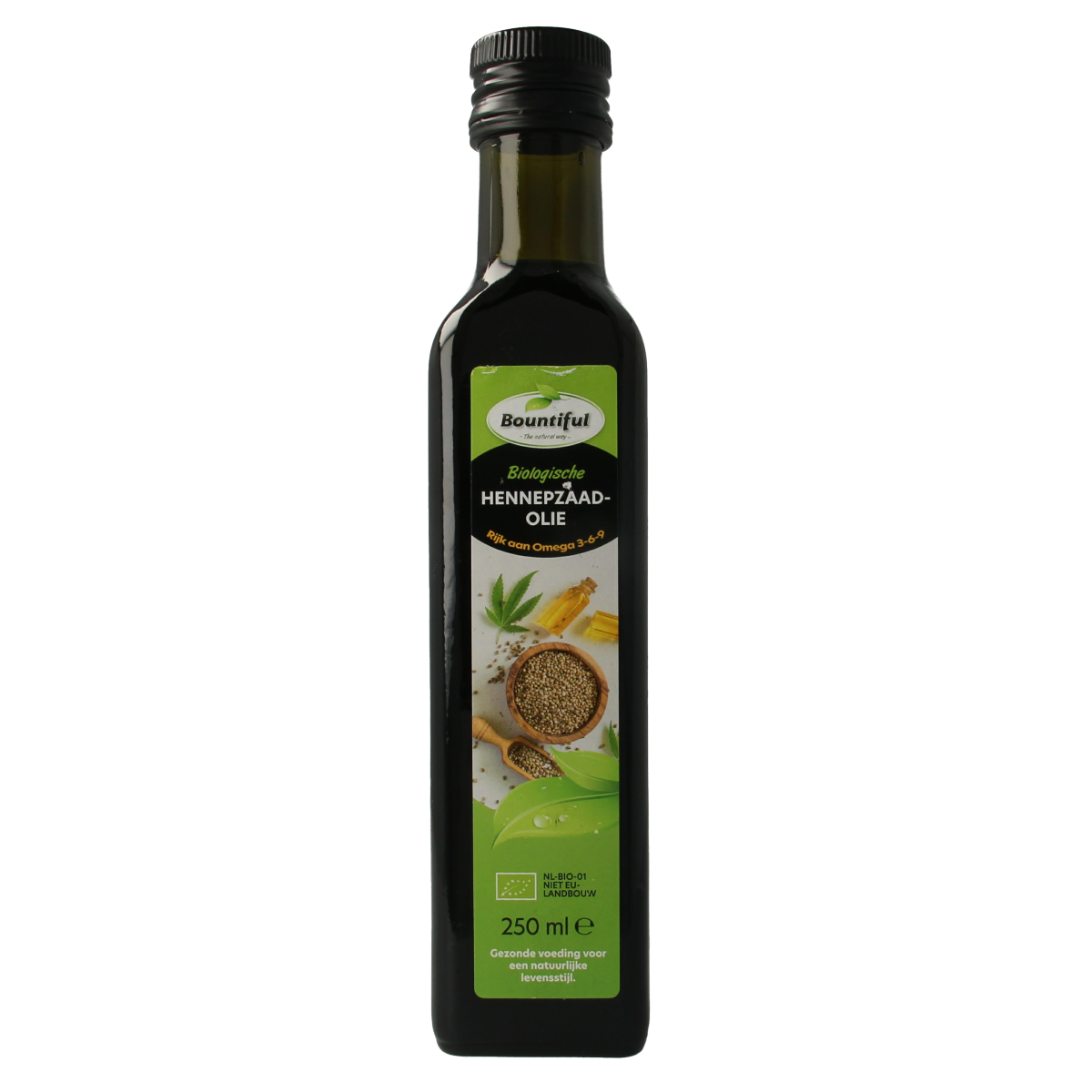 Bountiful Hennepzaadolie omega 3-6-9 bio 250.00 Milliliter