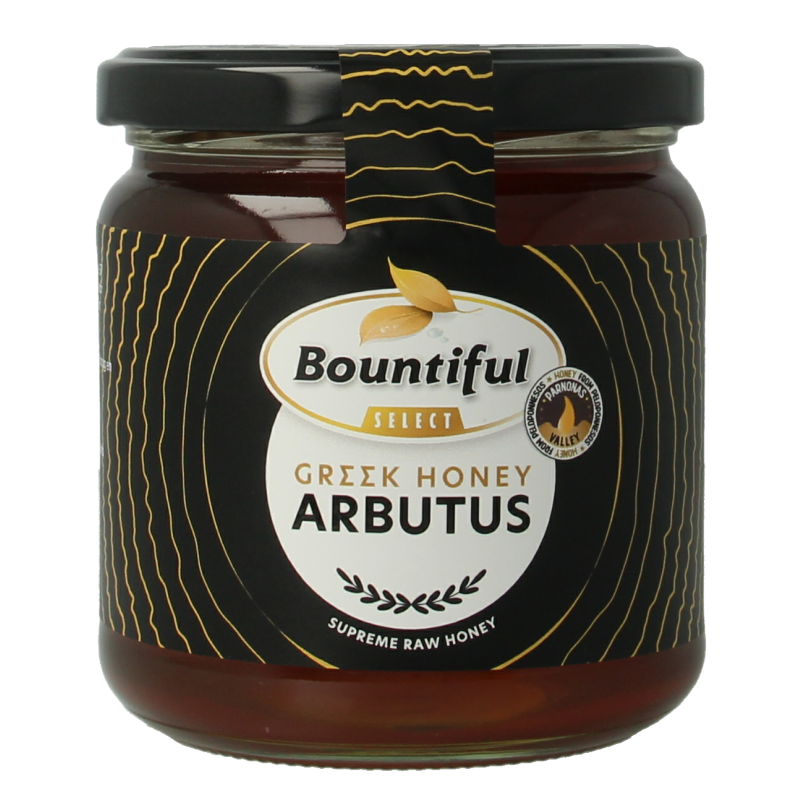 Bountiful select Griekse rauwe honing arbutus 500 Gram