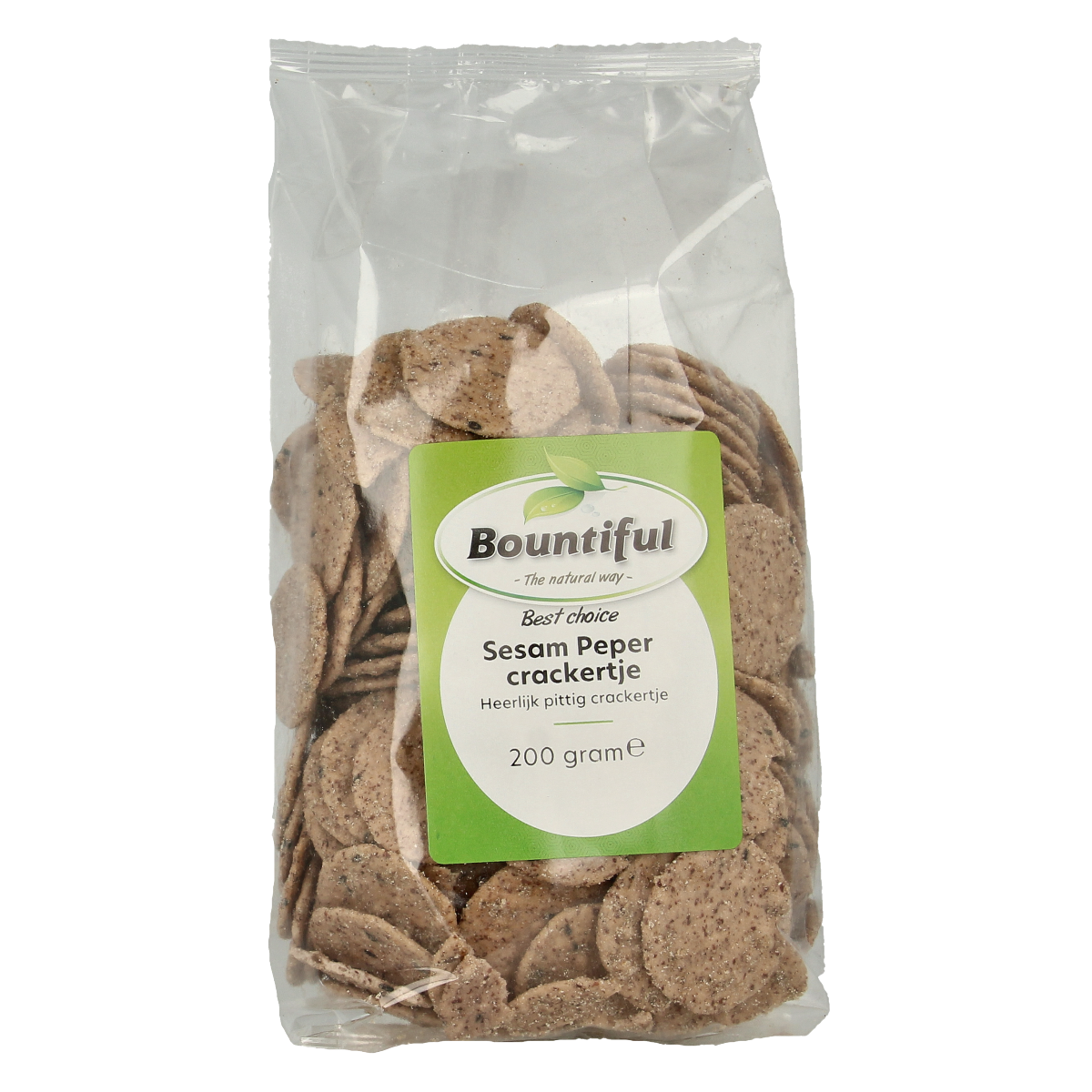 Bountiful Sesame pepper cracker 200.00 Gram