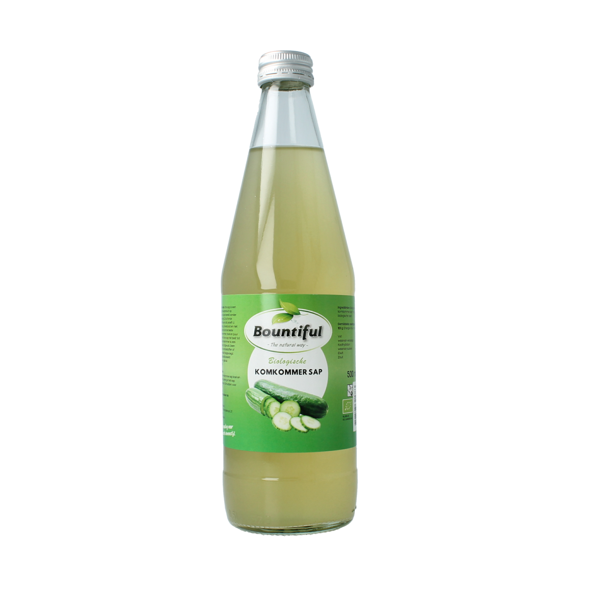 Bountiful Komkommersap bio 500.00 Milliliter