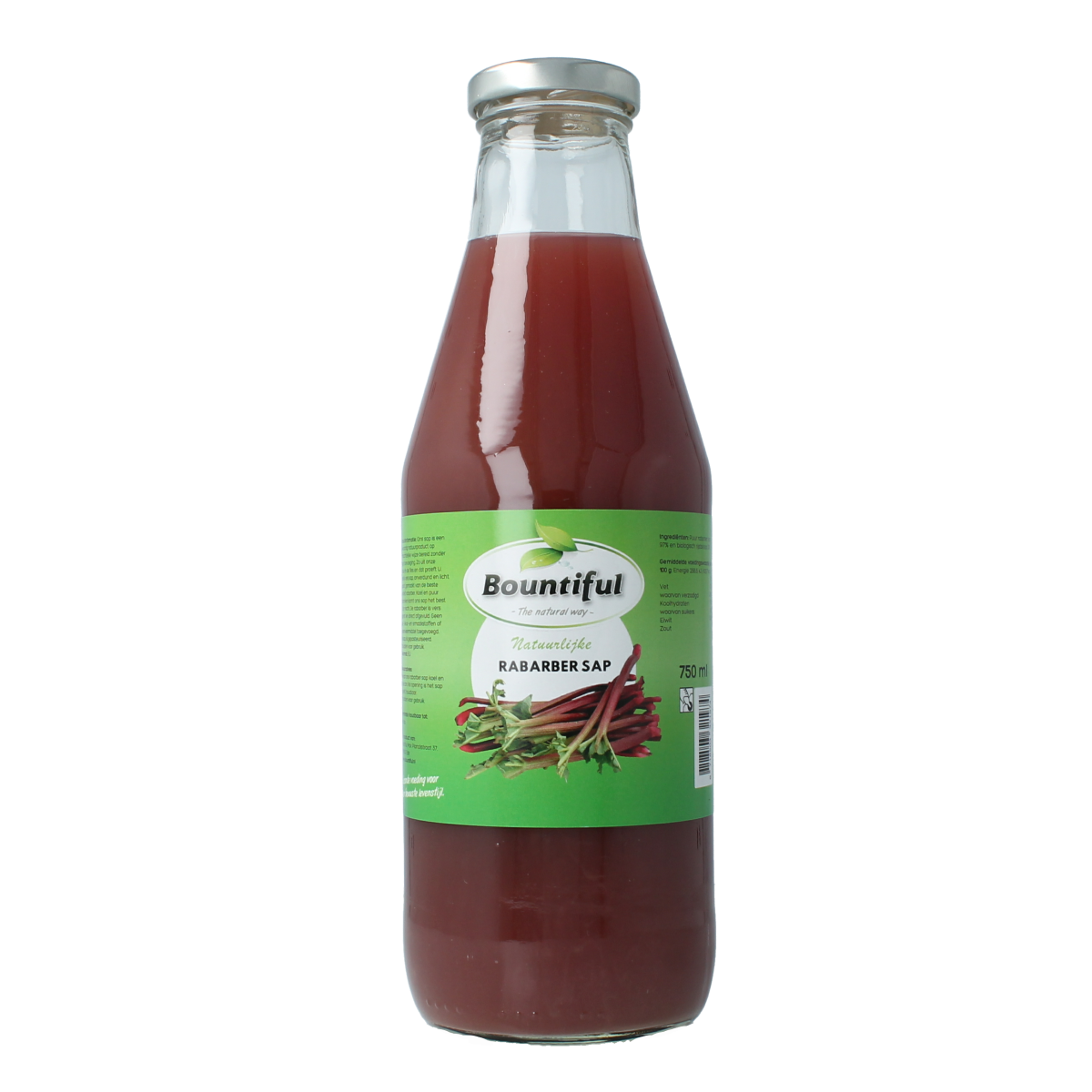 Bountiful Rabarbersap 750.00 Milliliter