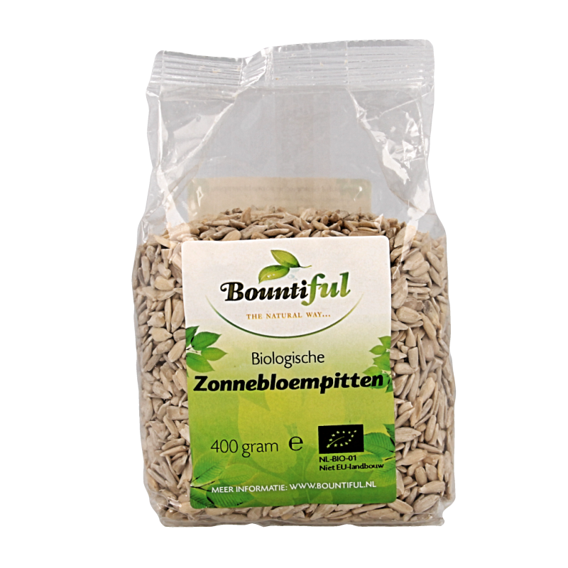 Bountiful Zonnebloemenpitten bio 400 Gram