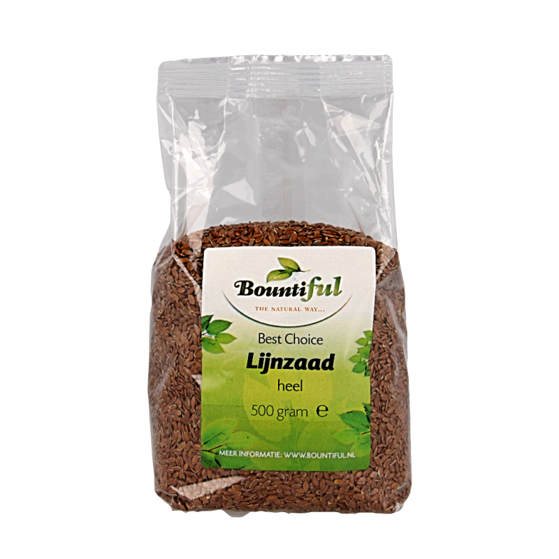 Bountiful Lijnzaad heel 500 Gram