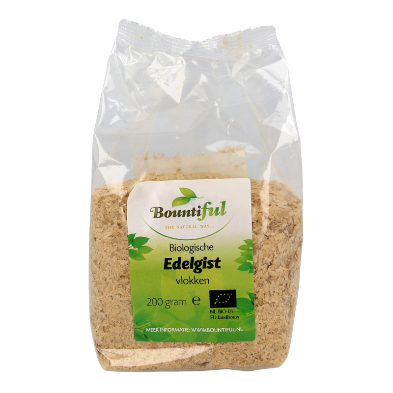 Bountiful Edelgistvlokken bio 200 Gram