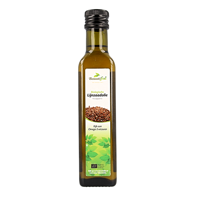Bountiful Lijnzaadolie bio 250 Milliliter