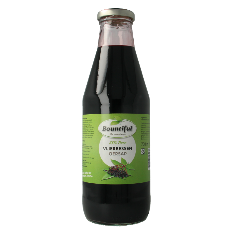 Bountiful Vlierbessen oersap 750 Milliliter