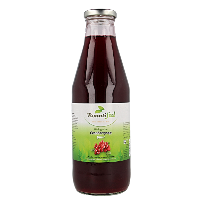 Bountiful Cranberrysap bio 750 Milliliter