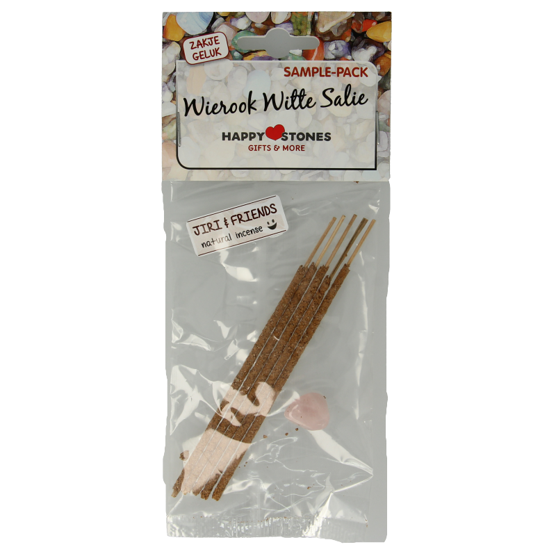 Jiri & Friends Zakje geluk wierook witte salie mini 1 Stuks