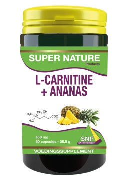 SNP L-Carnitine ananas 450mg 60 Capsules