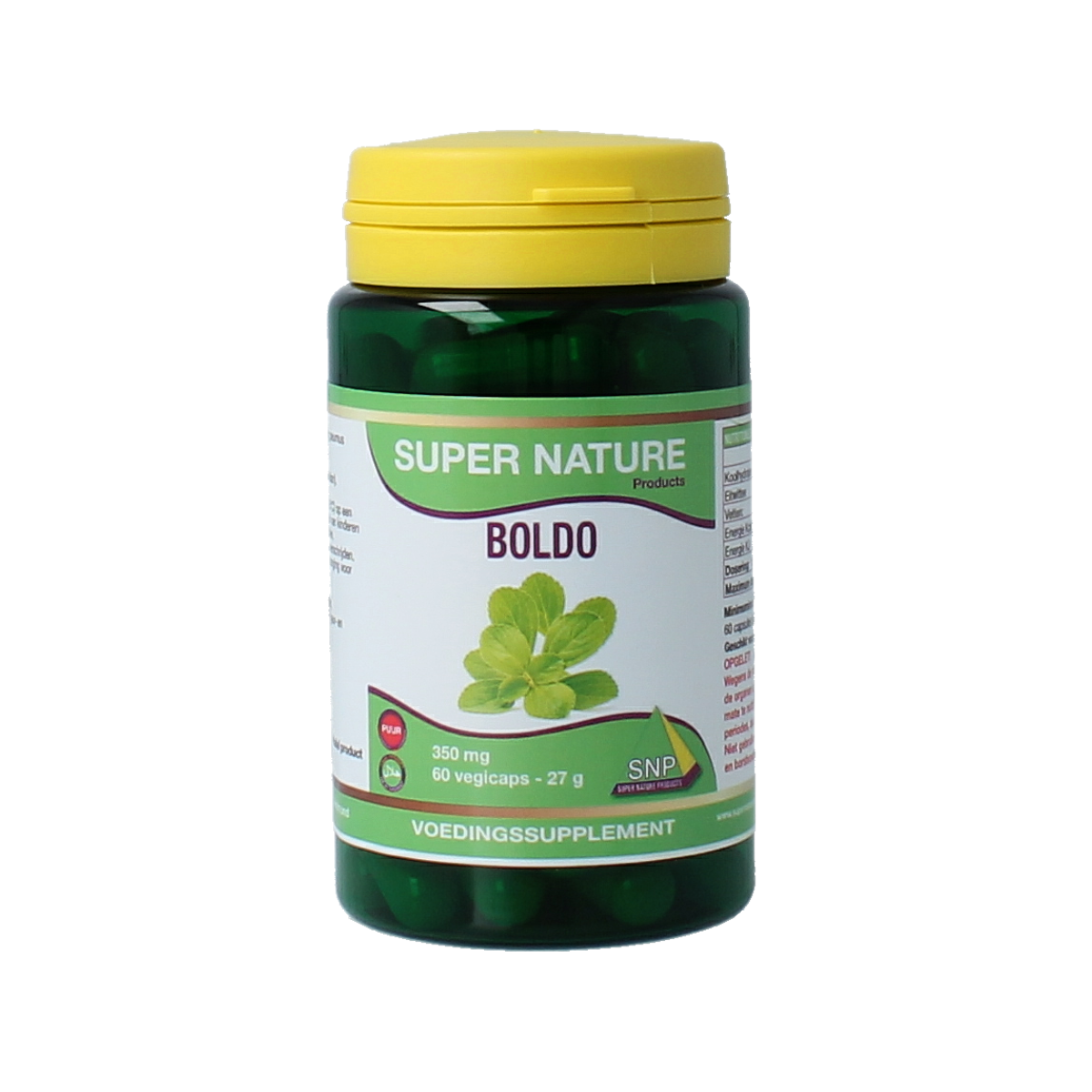 SNP Boldo 350mg puur 60.00 Vegetarische capsules