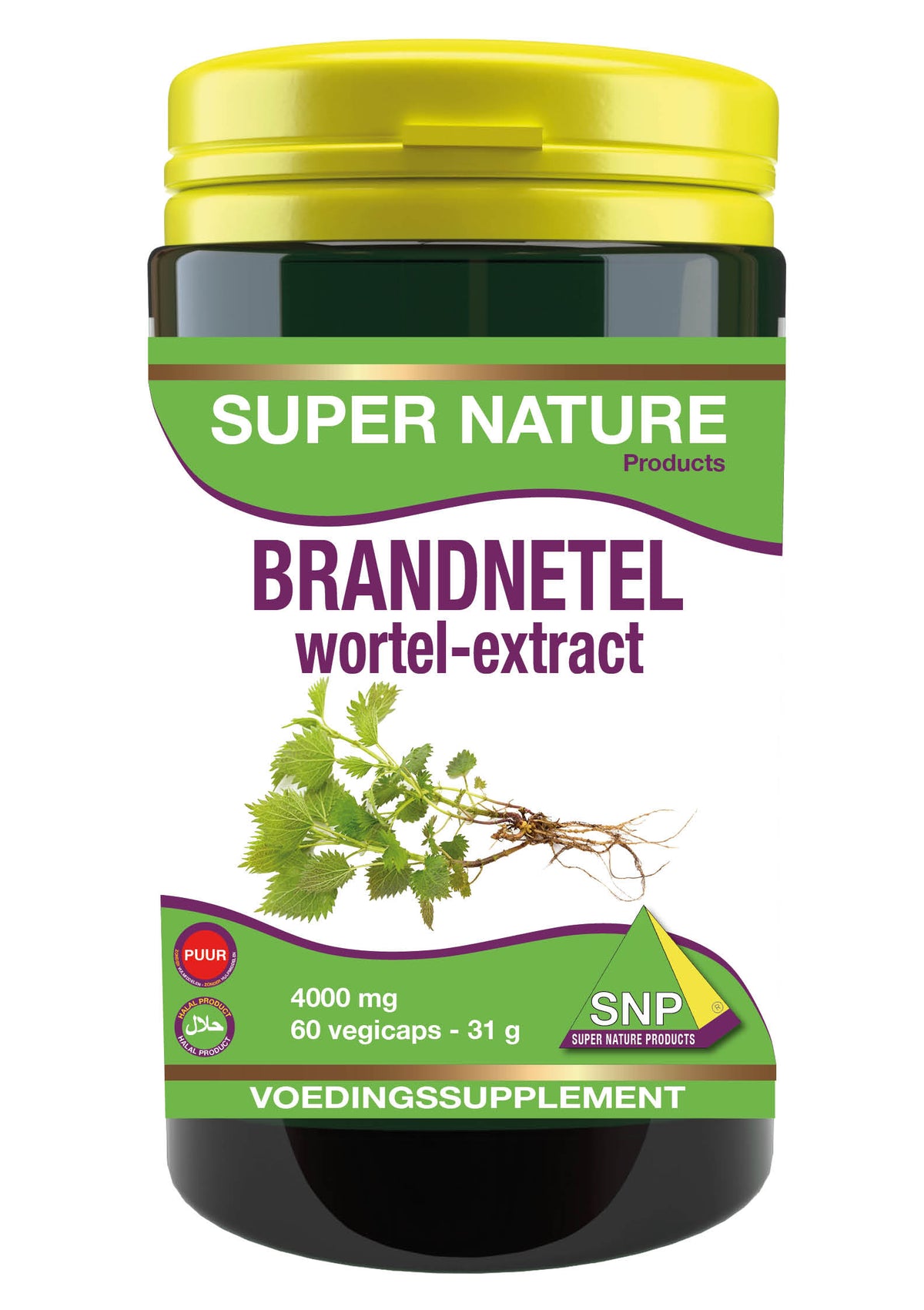 SNP Brandnetelwortel extract 4000 mg puur 60.00 Vegetarische capsules