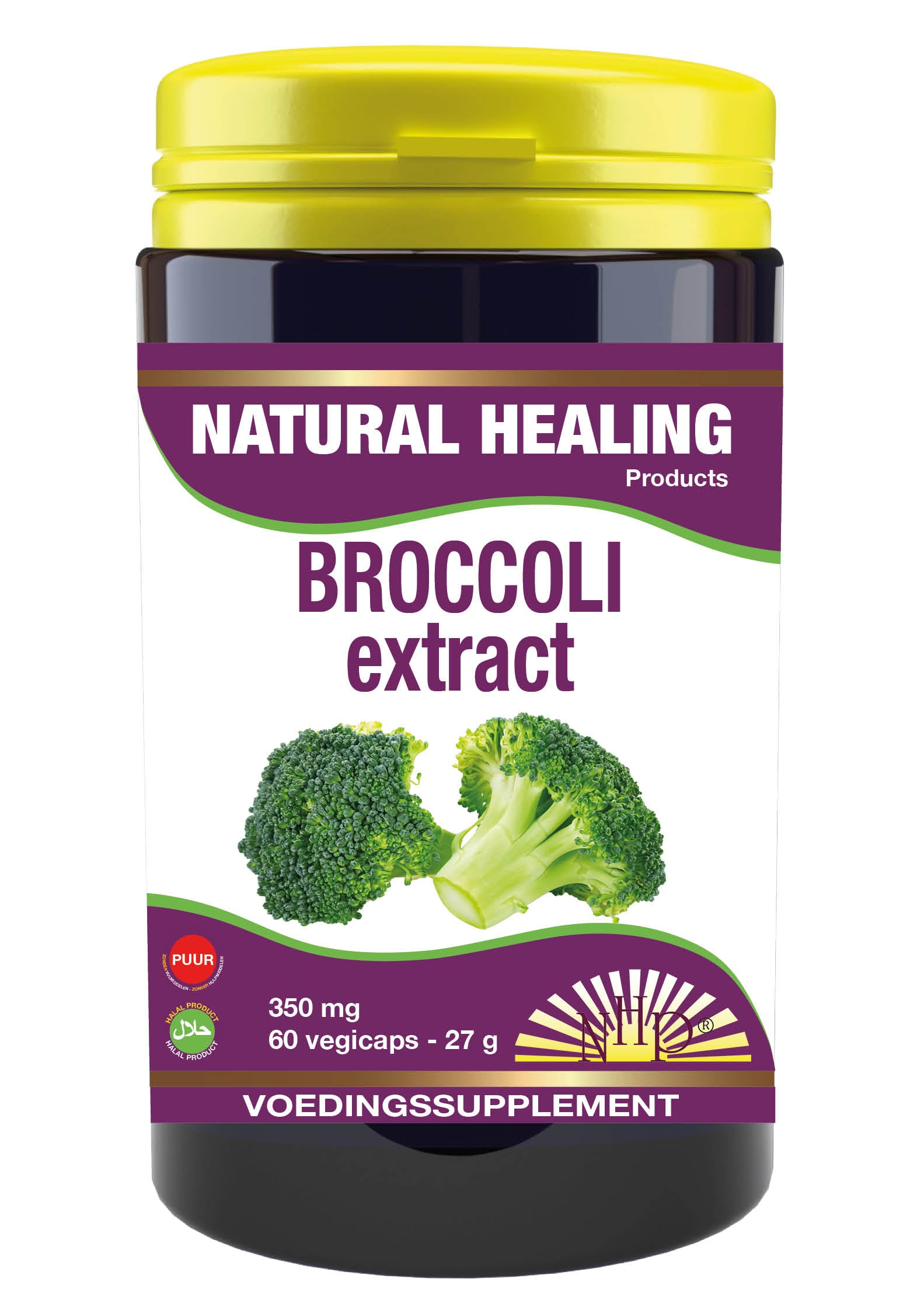 NHP Broccoli 7000mg puur 60 Vegetarische capsules