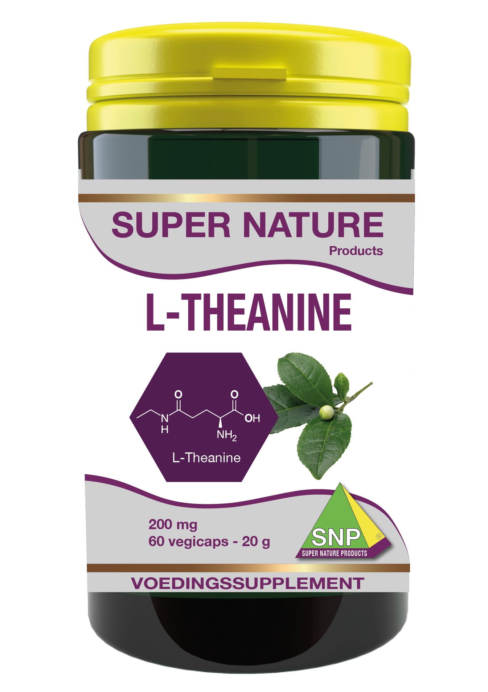 SNP L-Theanine 200mg 60 Vegetarische capsules