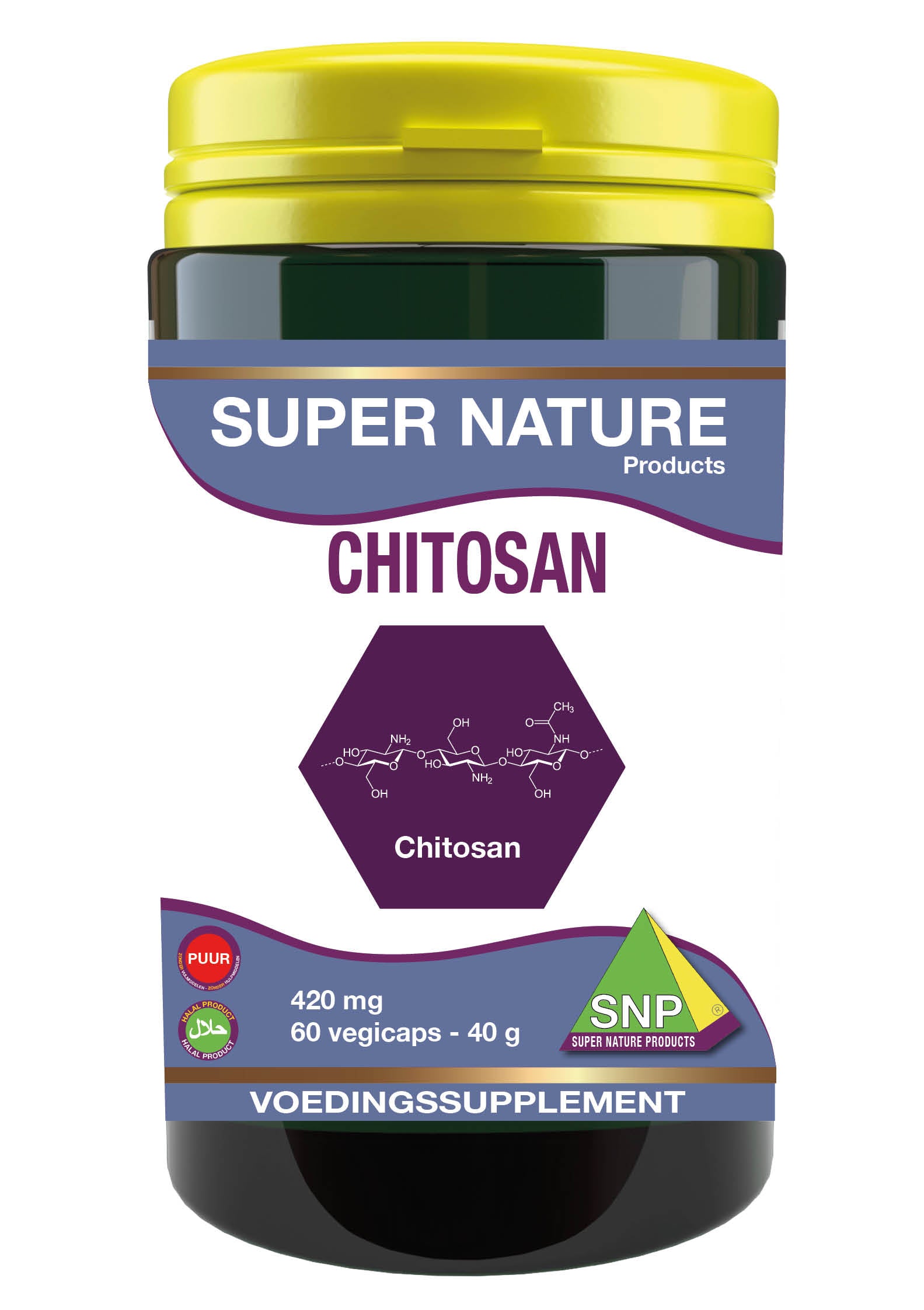 SNP Chitosan 420mg 60 Vegetarische capsules