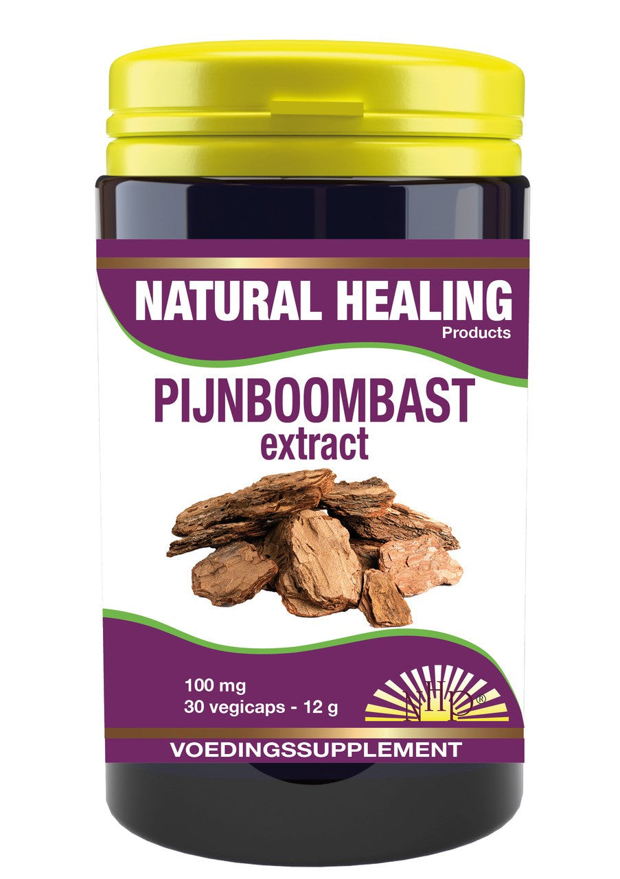 NHP Pijnboombast extract 100mg 30.00 Vegetarische capsules