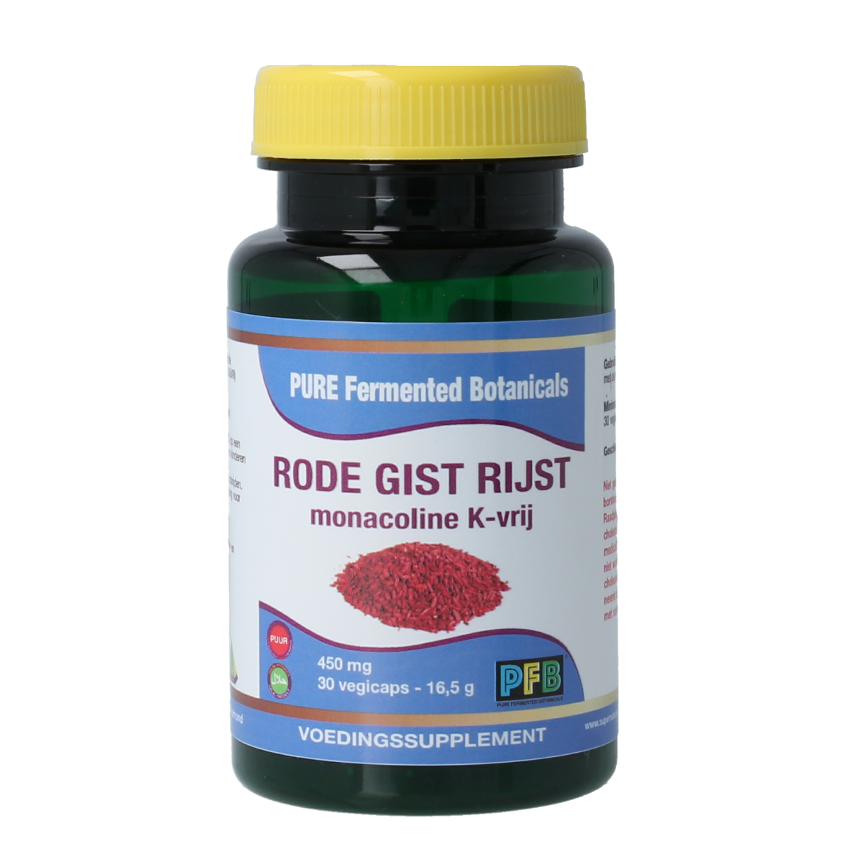 SNP Rode gist rijst monacoline K-vrij puur 30.00 Vegetarische capsules