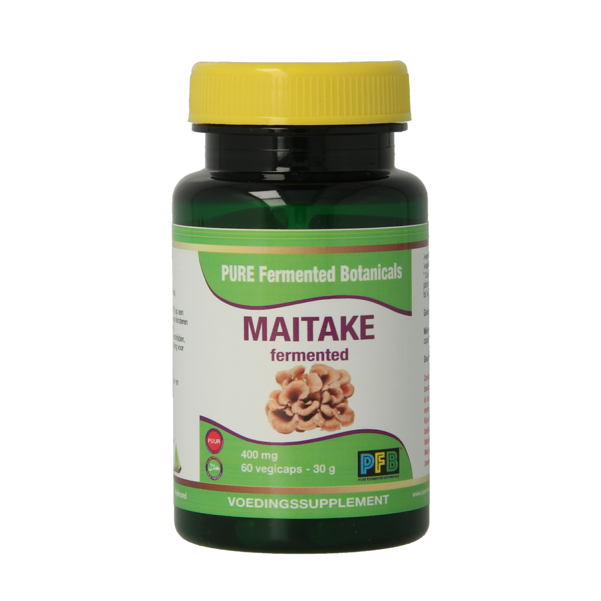SNP Maitake fermented 400mg puur 60.00 Vegetarische capsules