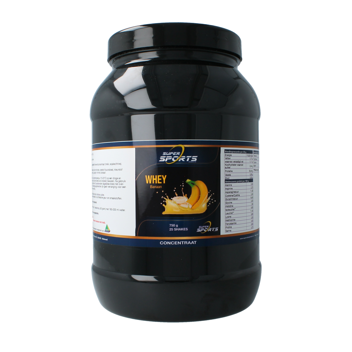 Nutritex Whey proteine banaan 750.00 Gram