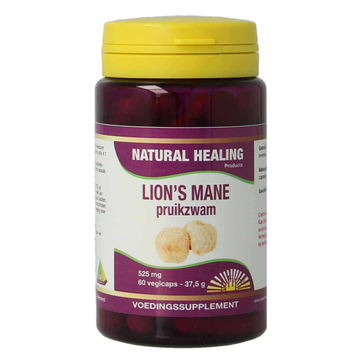 NHP Lions mane (pruikzwam) 60.00 Vegetarische capsules