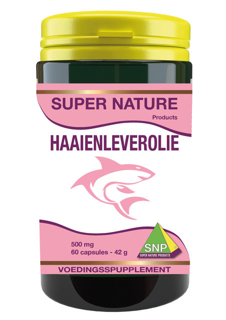SNP Haaienleverolie 500mg 60 Capsules