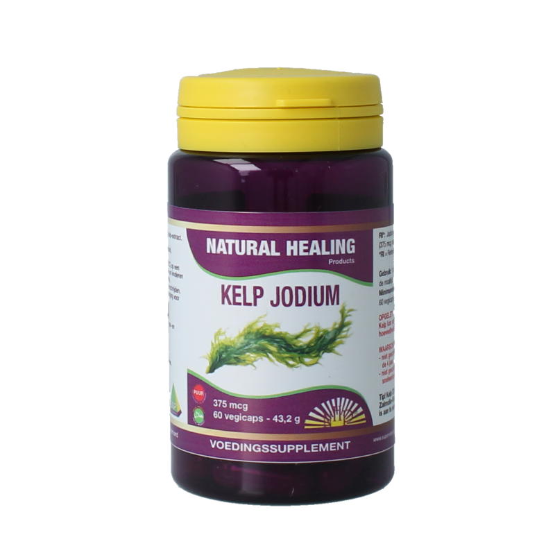 NHP Kelp jodium 375mcg 60 Vegetarische capsules