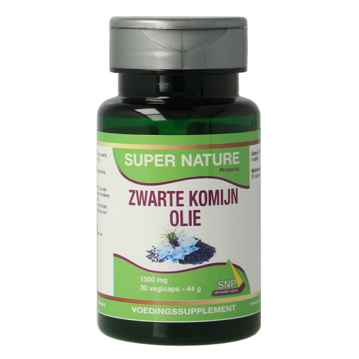SNP Zwarte komijn olie 1000 mg 30.00 Vegetarische capsules