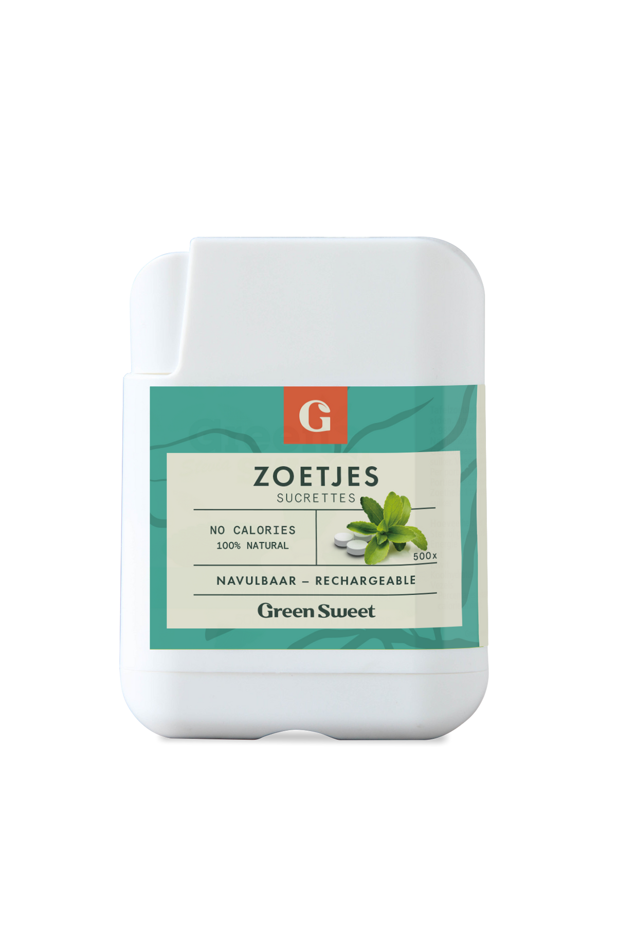 Green Sweet Zoetjes hervulbare dispenser 500.00 Stuks