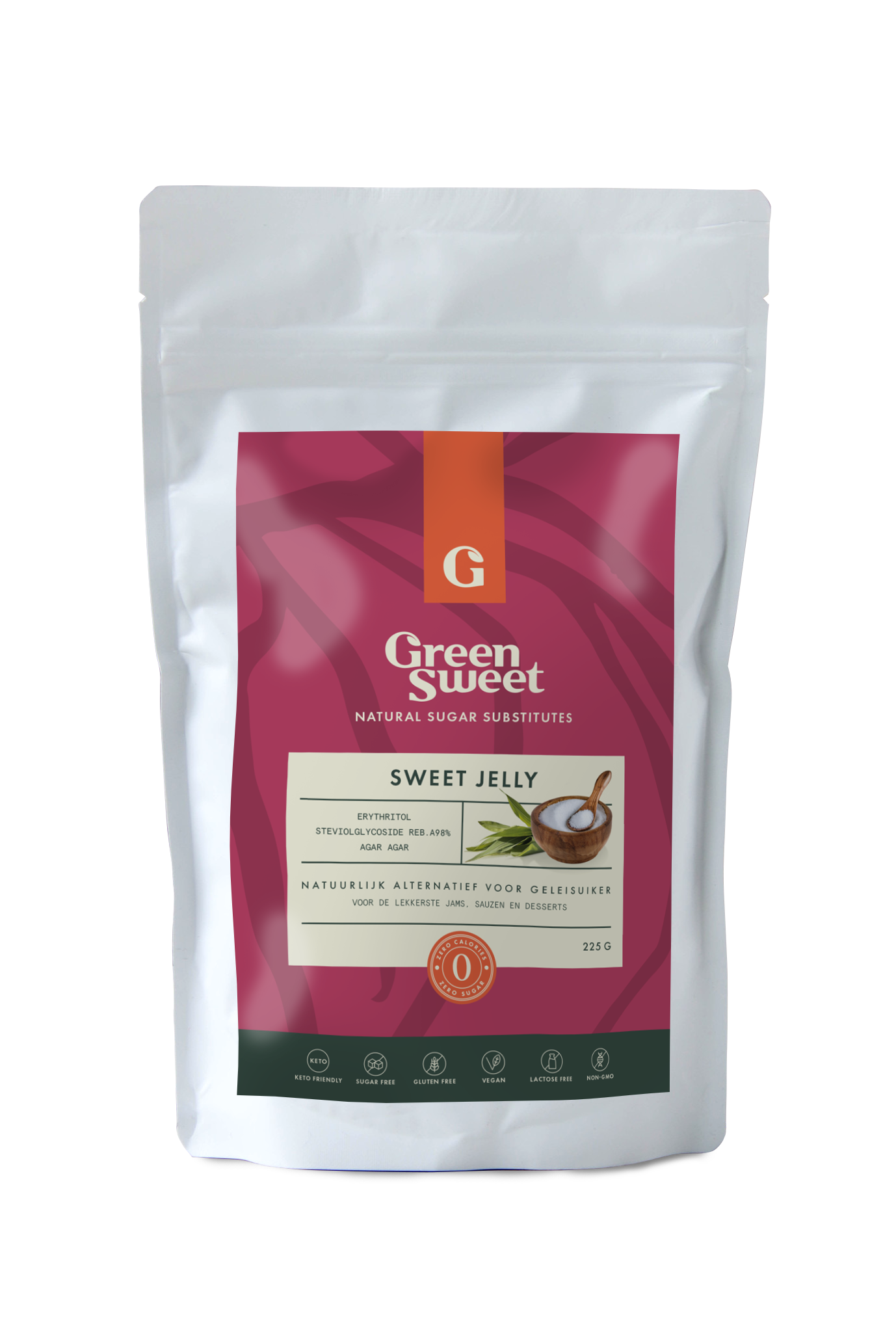 Green Sweet Sweet jelly 225 Gram