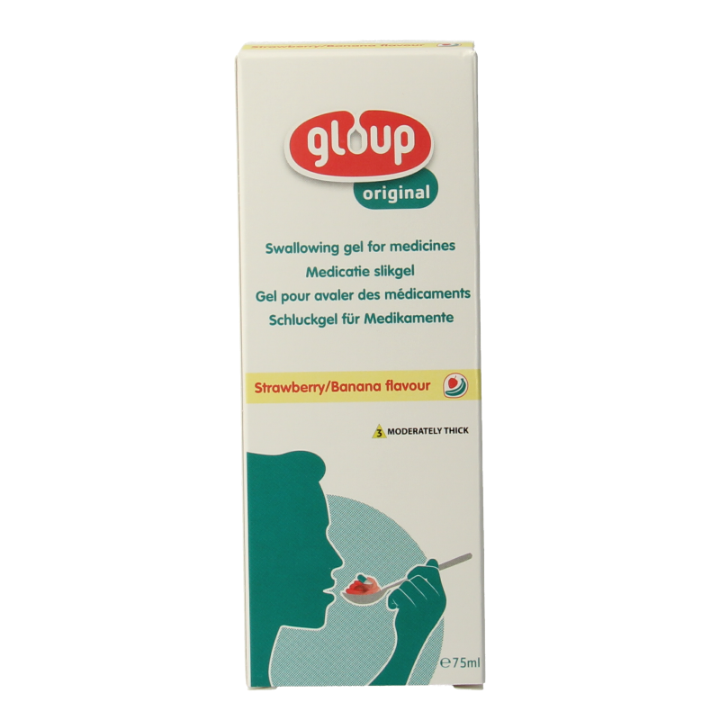 Gloup Original medicatie inname gel aardbei banaan 75 Milliliter
