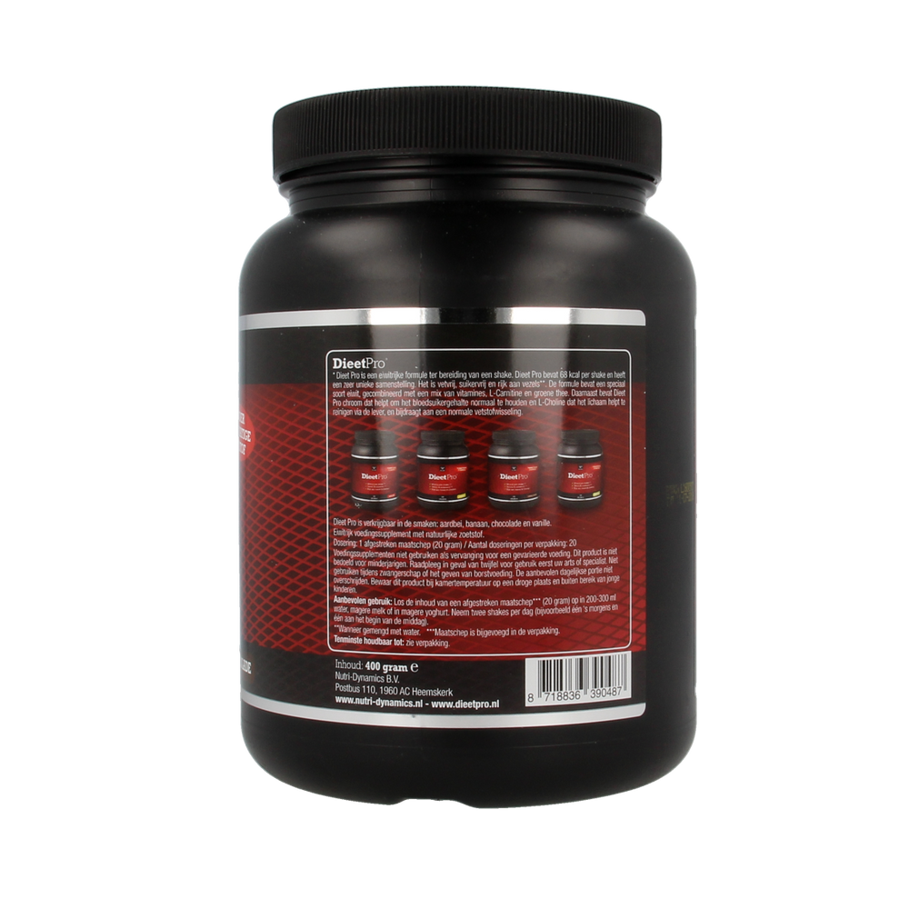 Dieet Pro Stevia chocolade 400.00 Gram