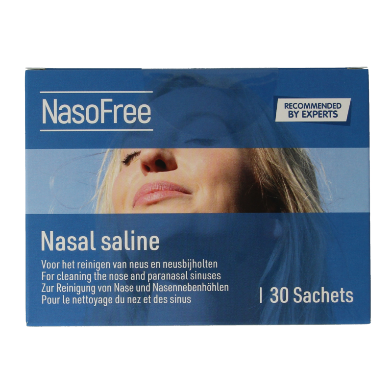 Dos Medical NasoFree nasaal saline spoelzout 2.5 gram 30 Stuks