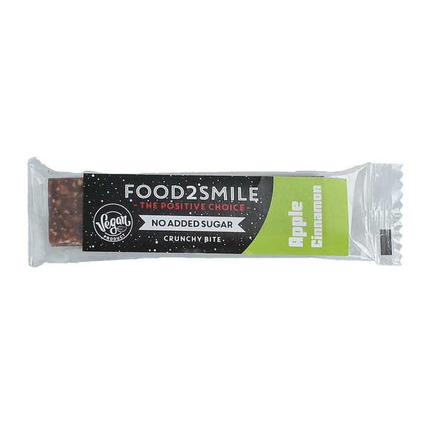 Food2Smile Apple pie bar glutenvrij lactosevrij 28.00 Gram