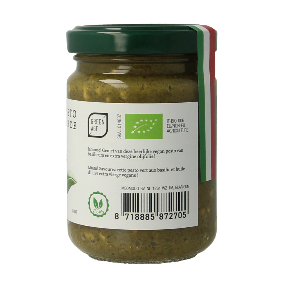 Greenage Groene pesto bio 140.00 Gram