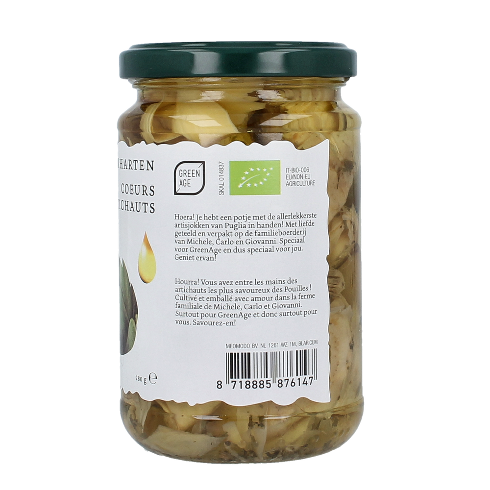 Greenage Artisjokharten bio 280.00 Gram