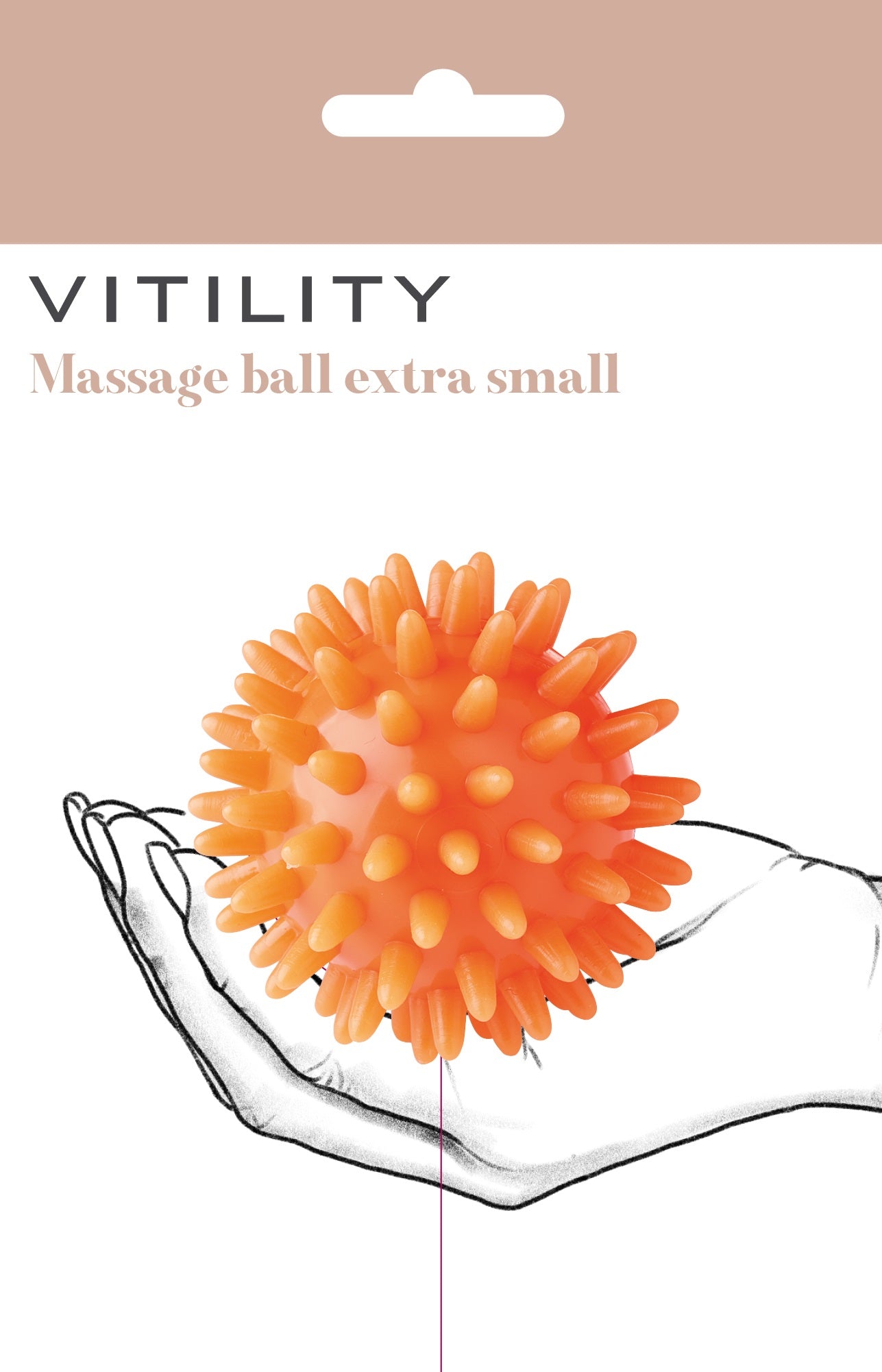 Vitility Massagebal extra klein 1 Stuks