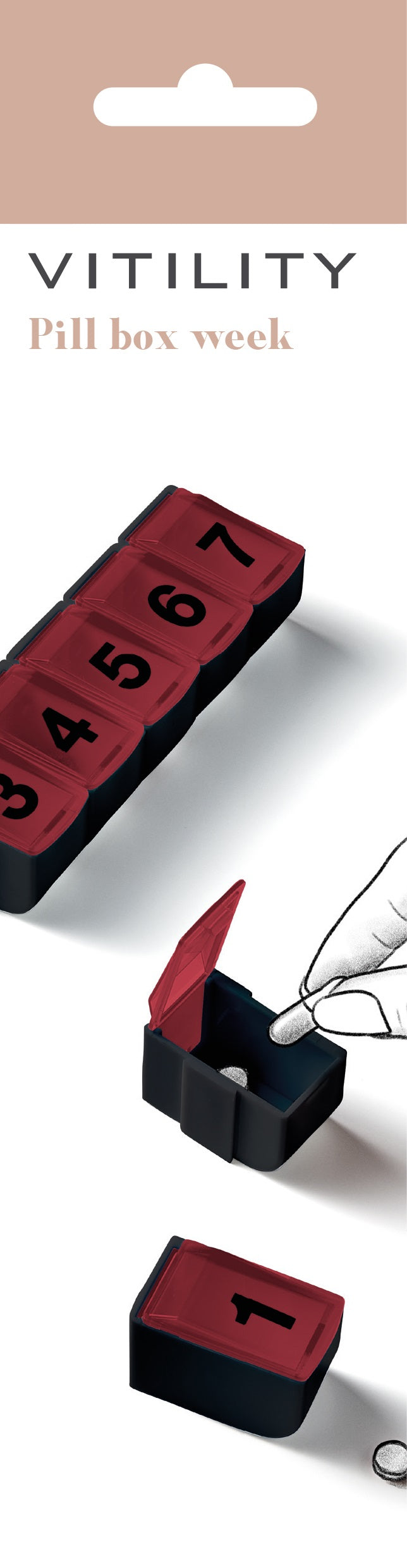 Vitility Medicijndoos 1 Stuks