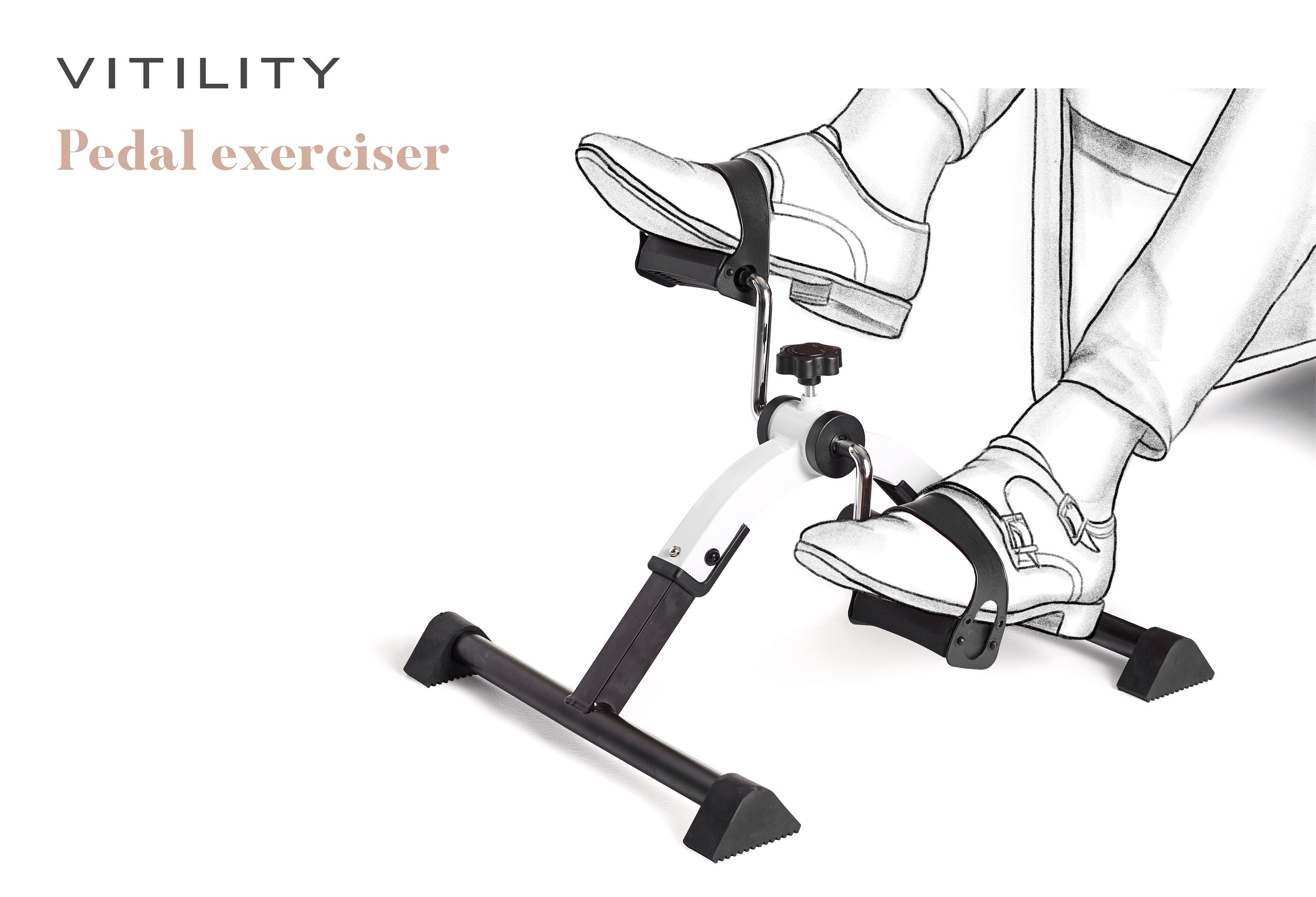 Vitility Fietstrainer opvouwbaar 1 Stuks