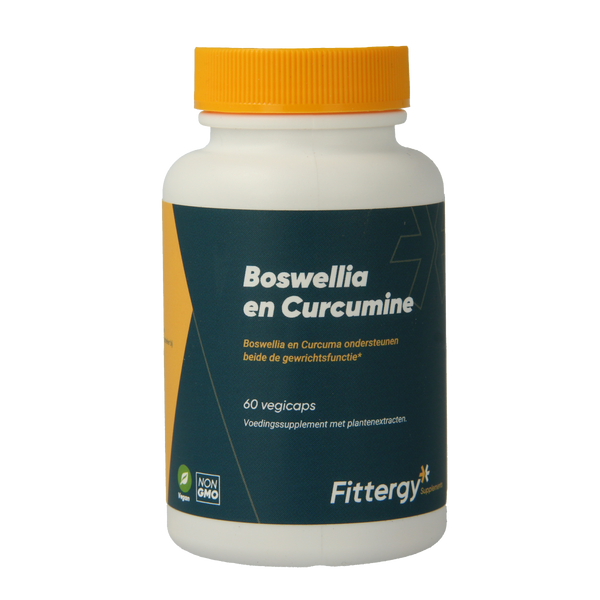 Fittergy Boswellia en curcumine 60.00 Vegetarische capsules