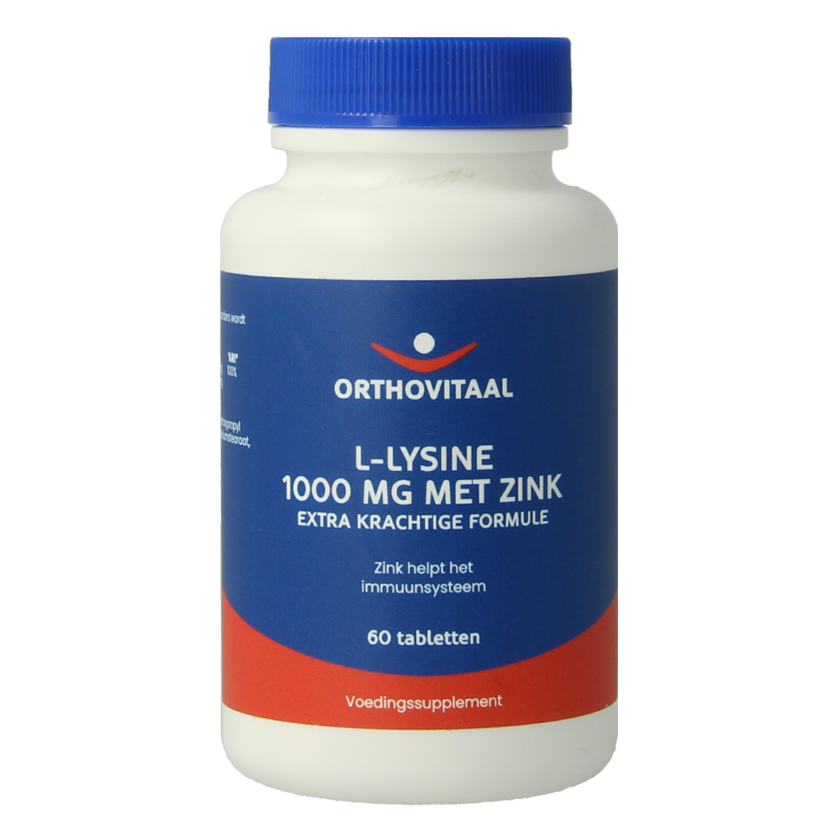 OrthoVitaal L-Lysine 1000mg met zink 60.00 Tabletten