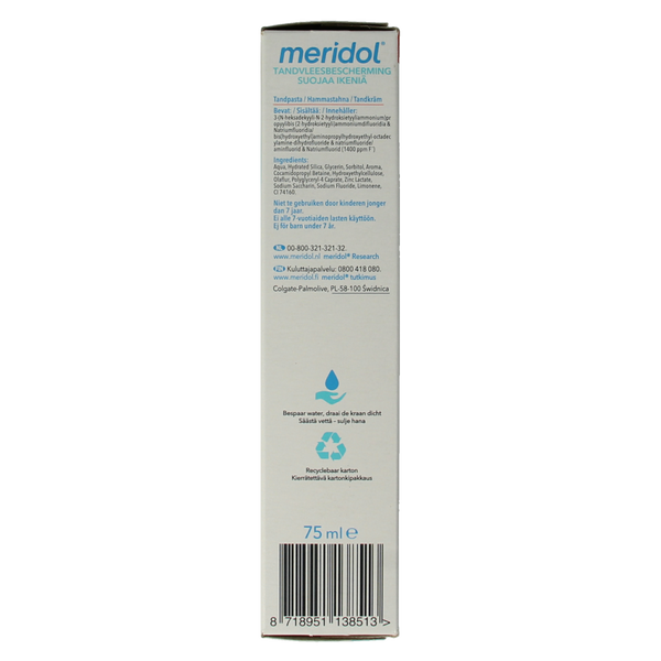 Meridol Tandpasta 75.00 Milliliter